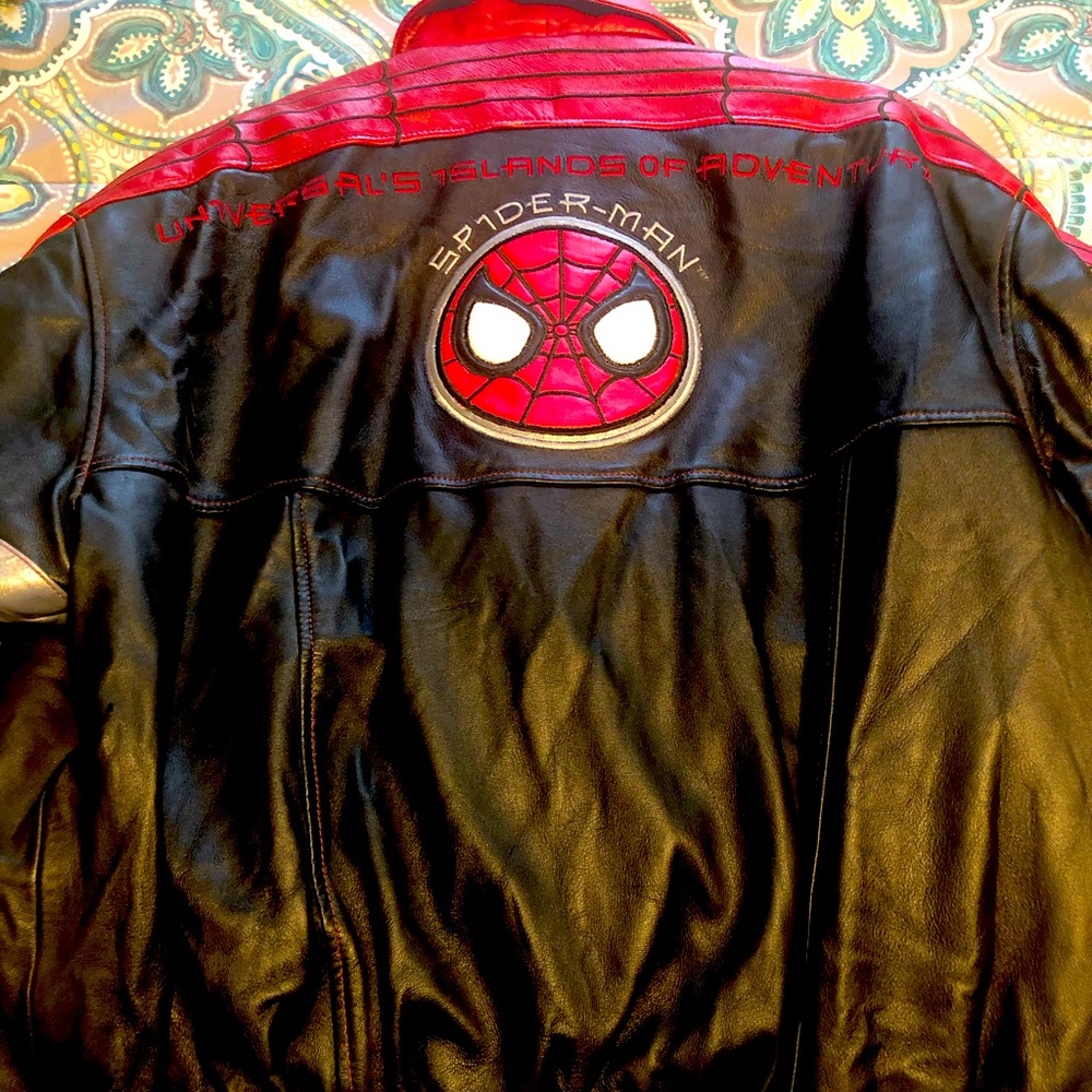Authentic Leather Spider-Man Jacket Men’s
